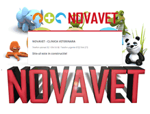 Tablet Screenshot of novavet.ro